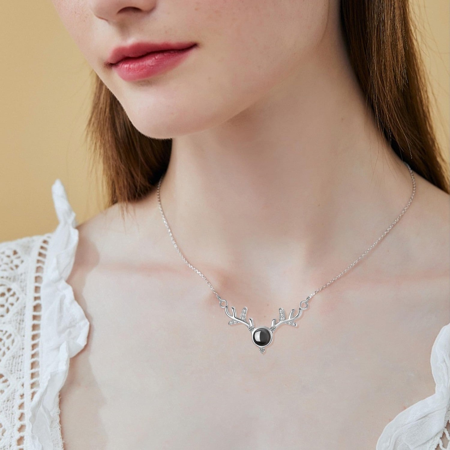 3D Initial Necklace for Women Stainless Steel Letter Pendant Necklace Personalized Alphabet Charm Accessory Simple Initial